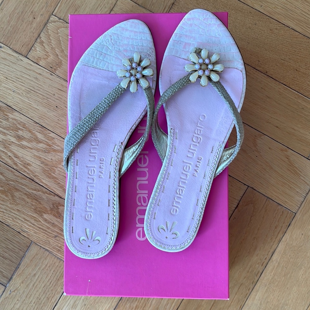 Emanuel Ungaro Paris vintage sandals  sz10